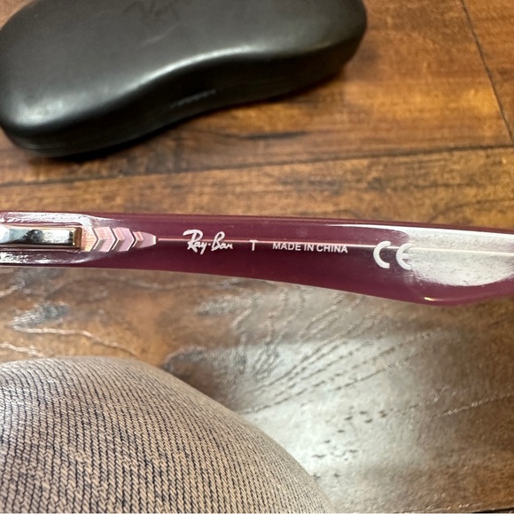 Ray-Ban Prescription Frames in color Polished Brown On Pink Model RX5228 - Picture 7 of 8